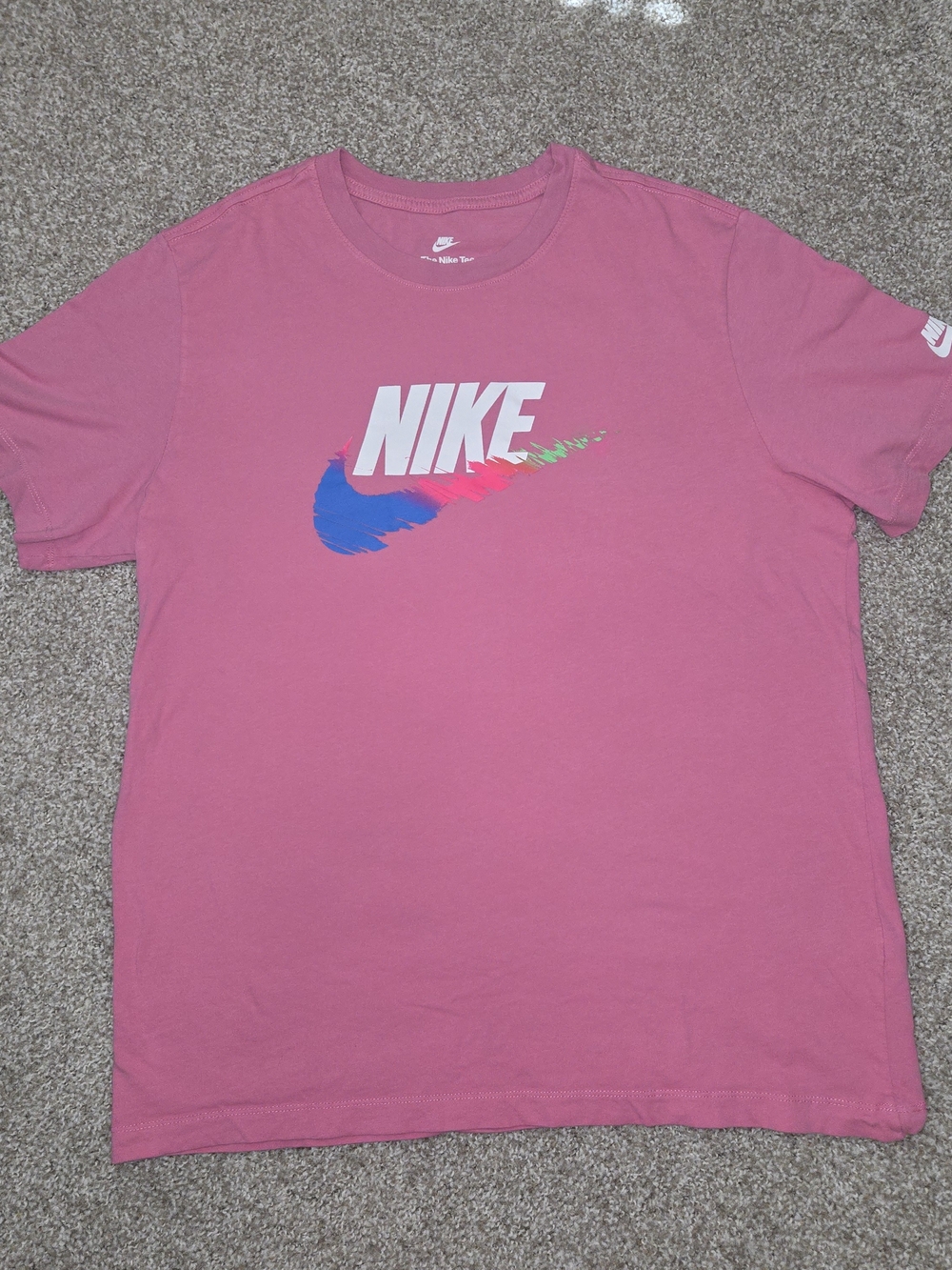 Nike Pink Logo T-Shirt